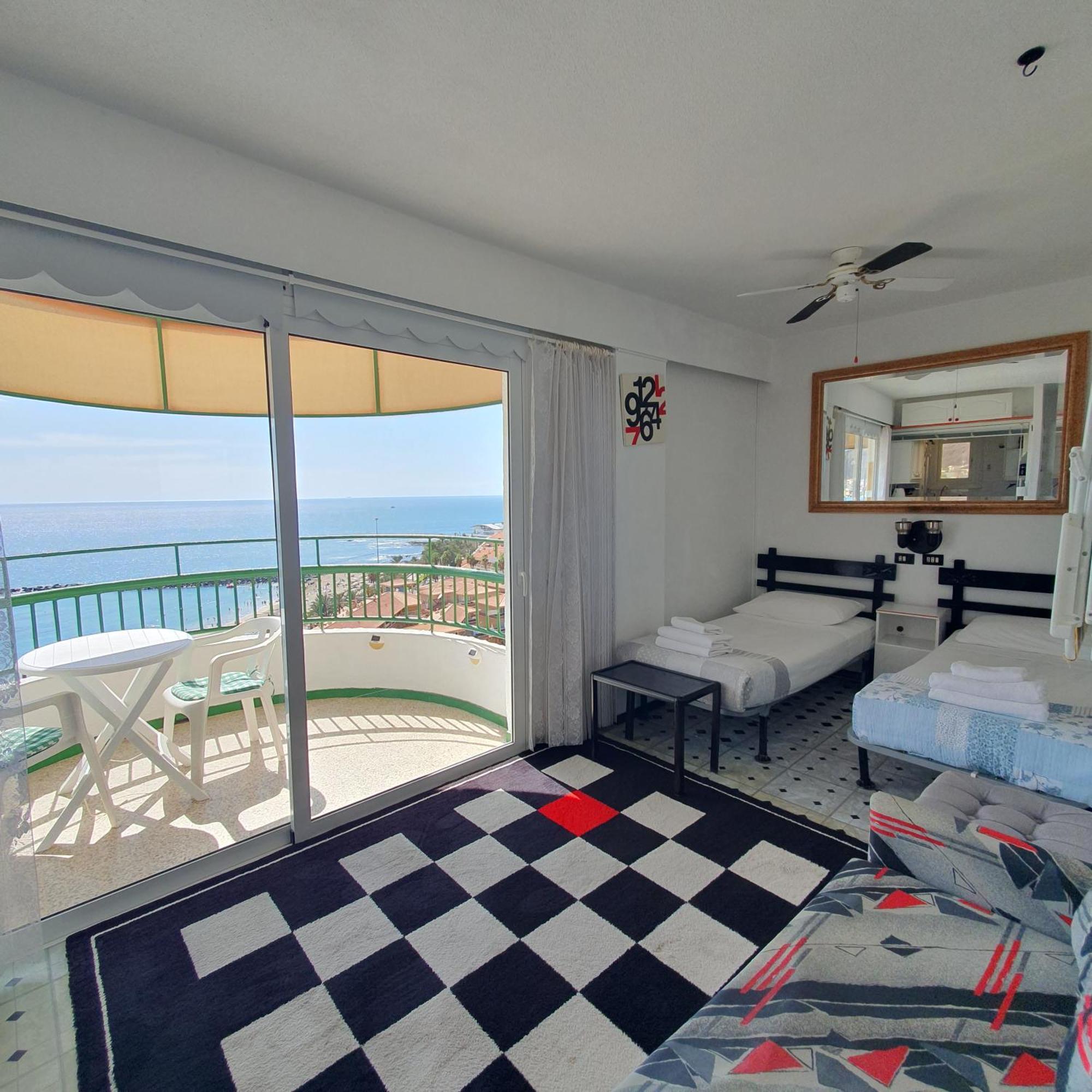 Panoramic Seaview Las Vistas Beach Studio Apartment Arona  Exterior foto
