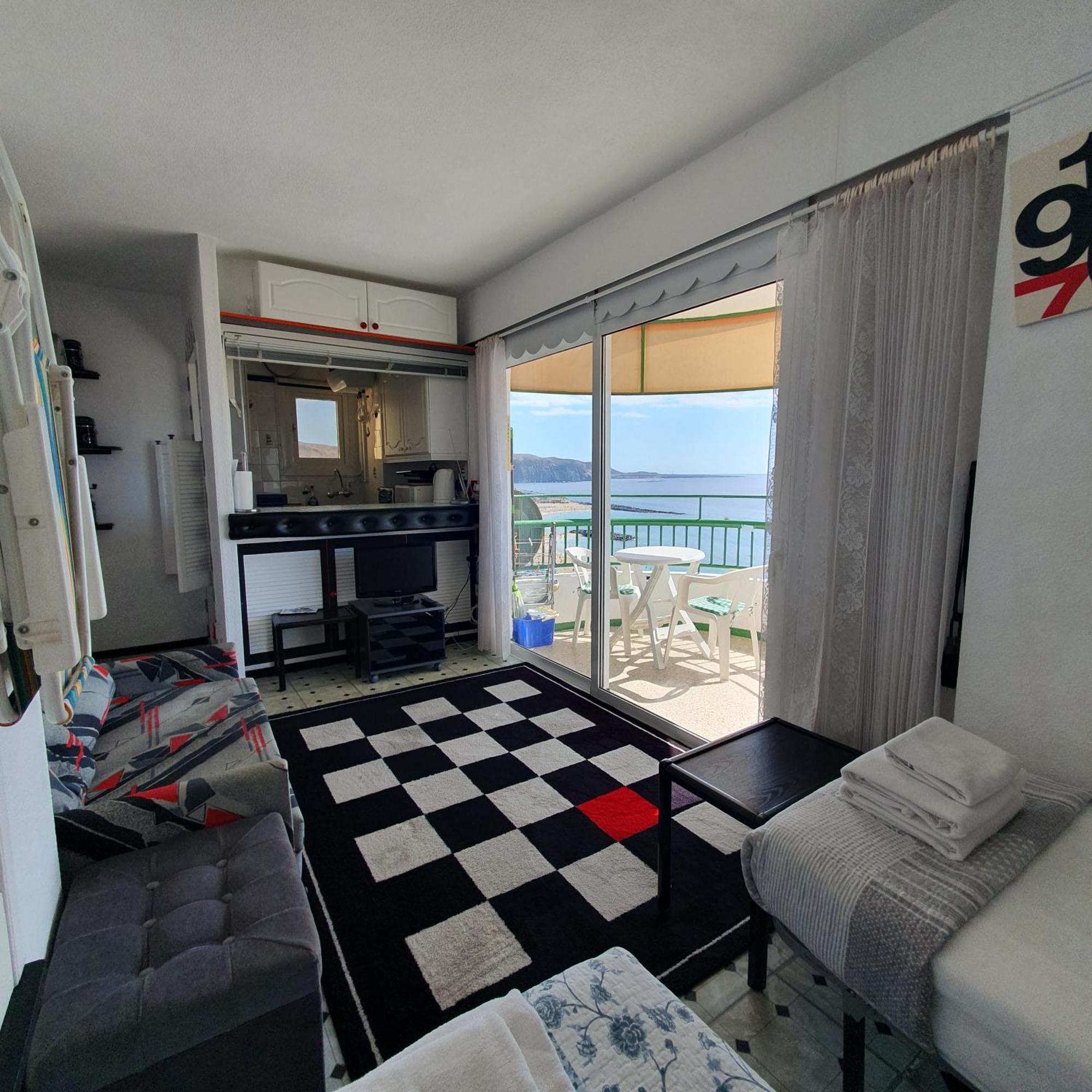 Panoramic Seaview Las Vistas Beach Studio Apartment Arona  Exterior foto